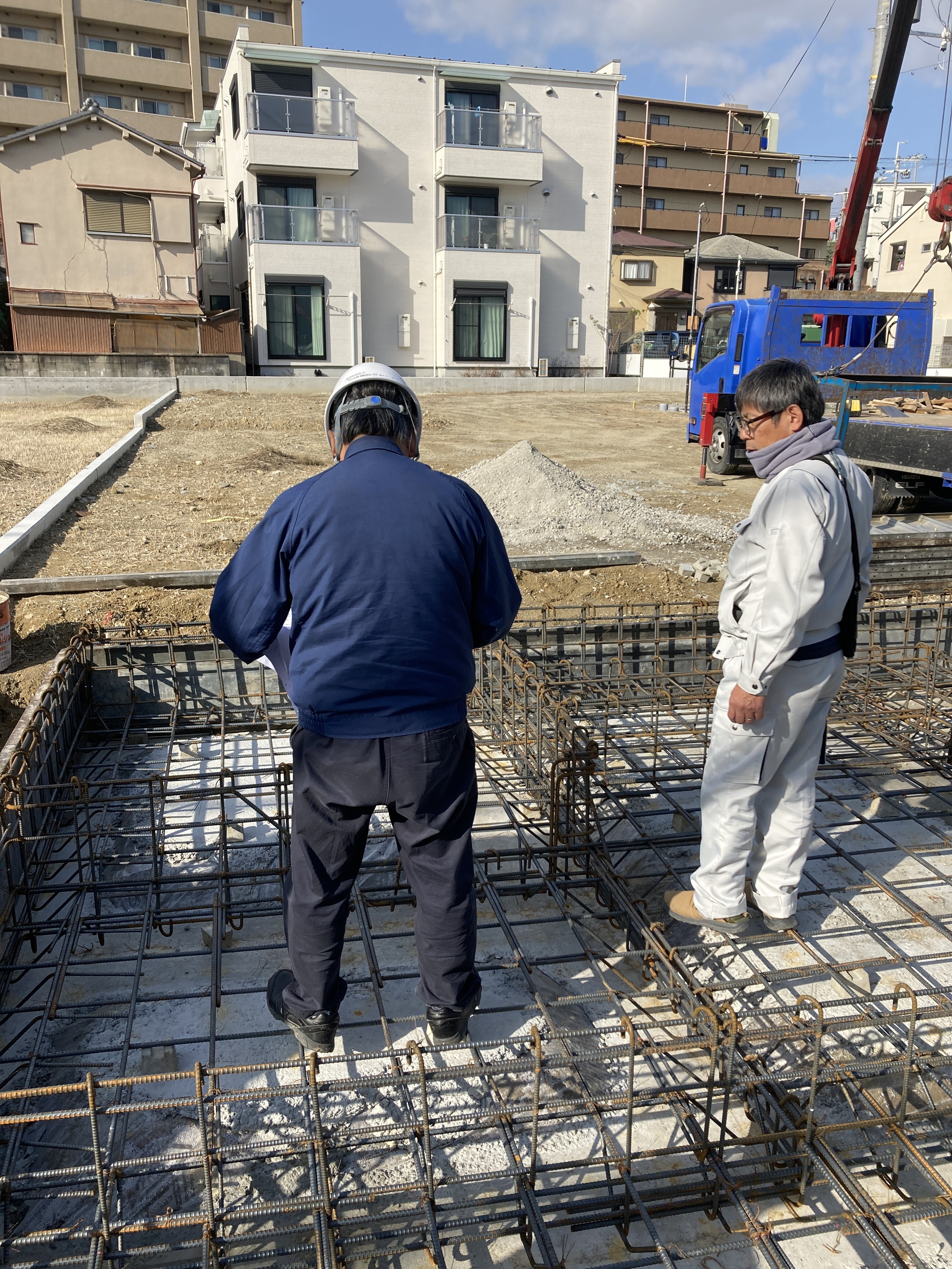 基礎配筋画像