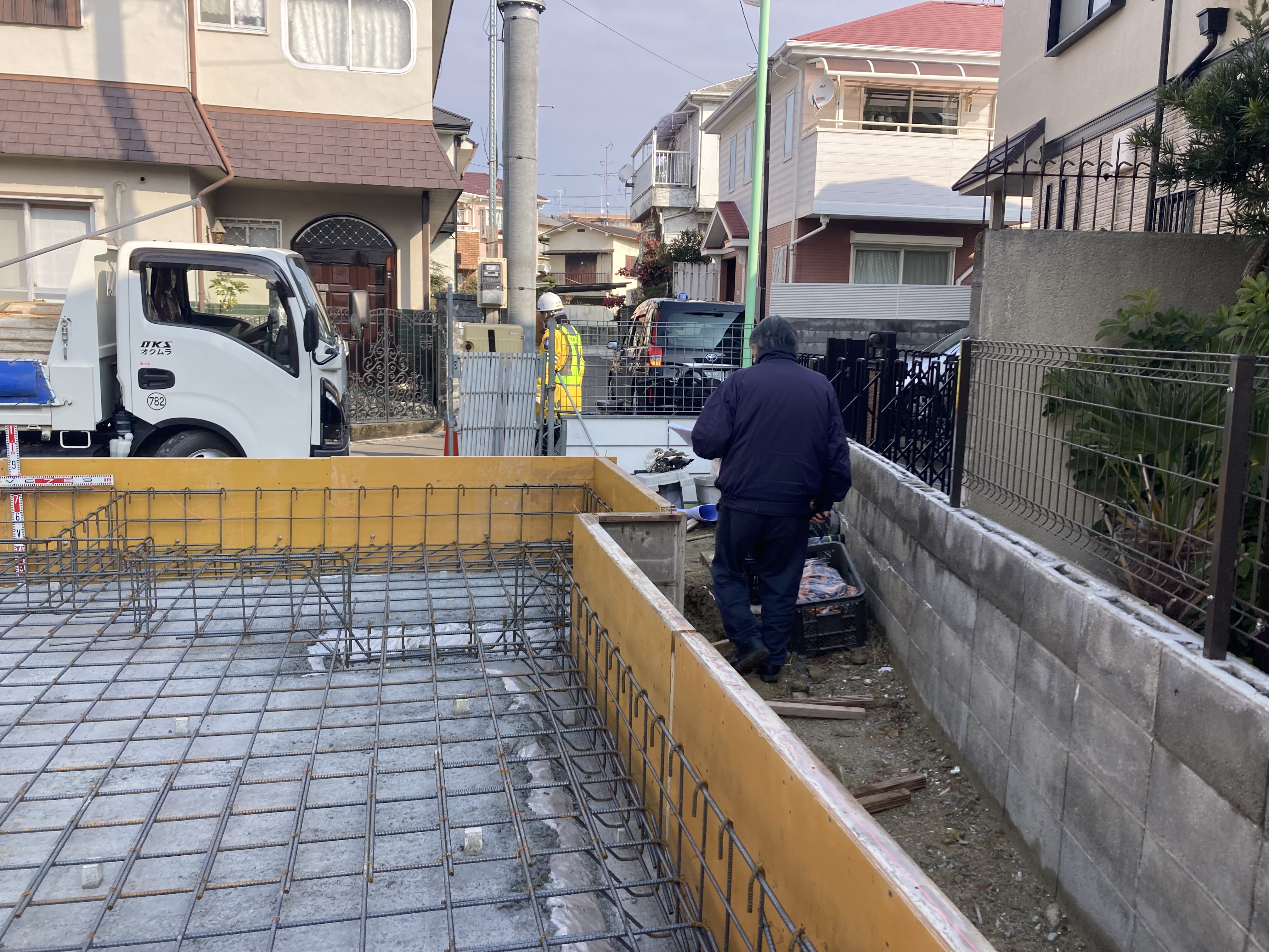 基礎配筋画像