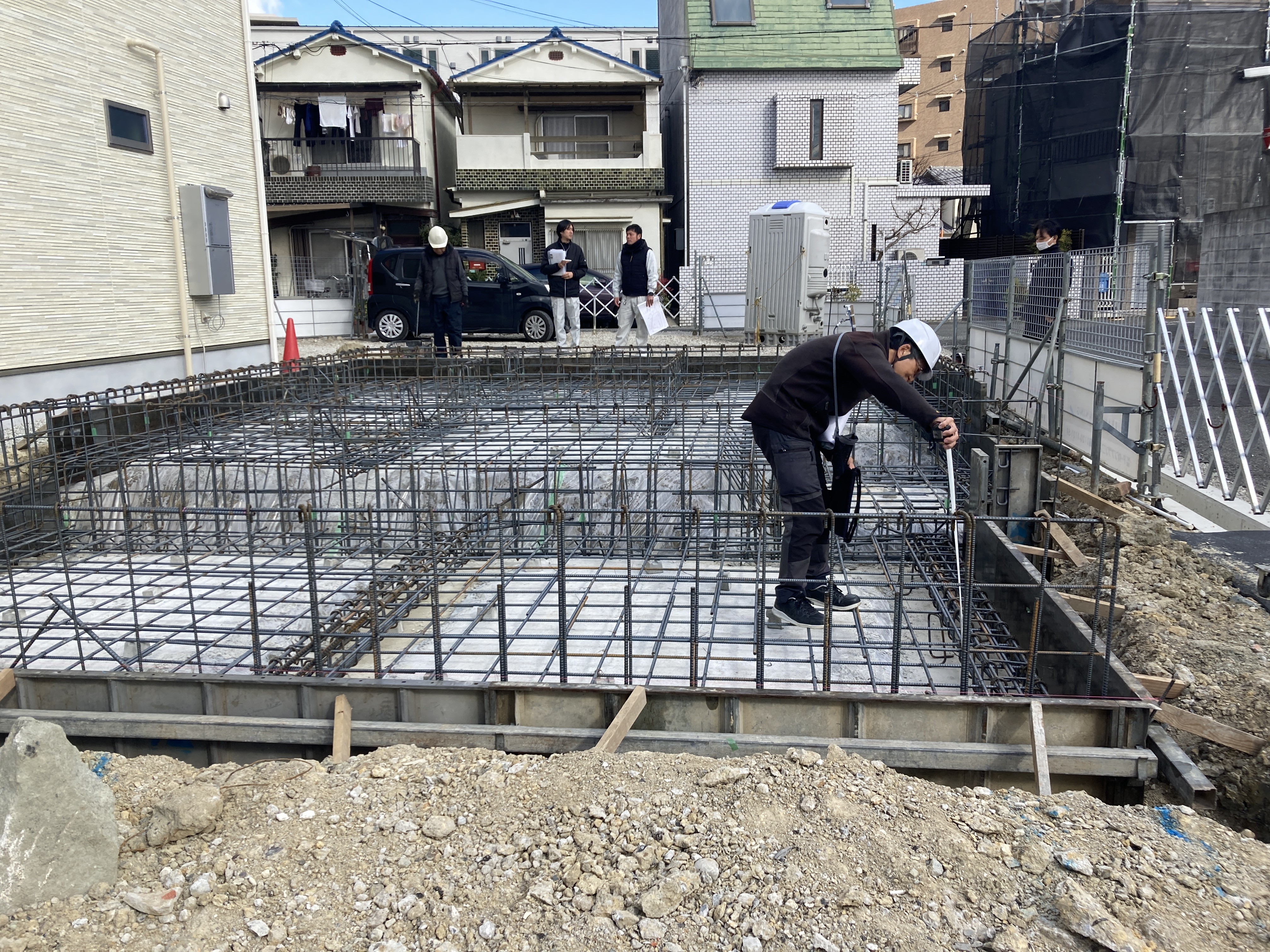 基礎配筋画像