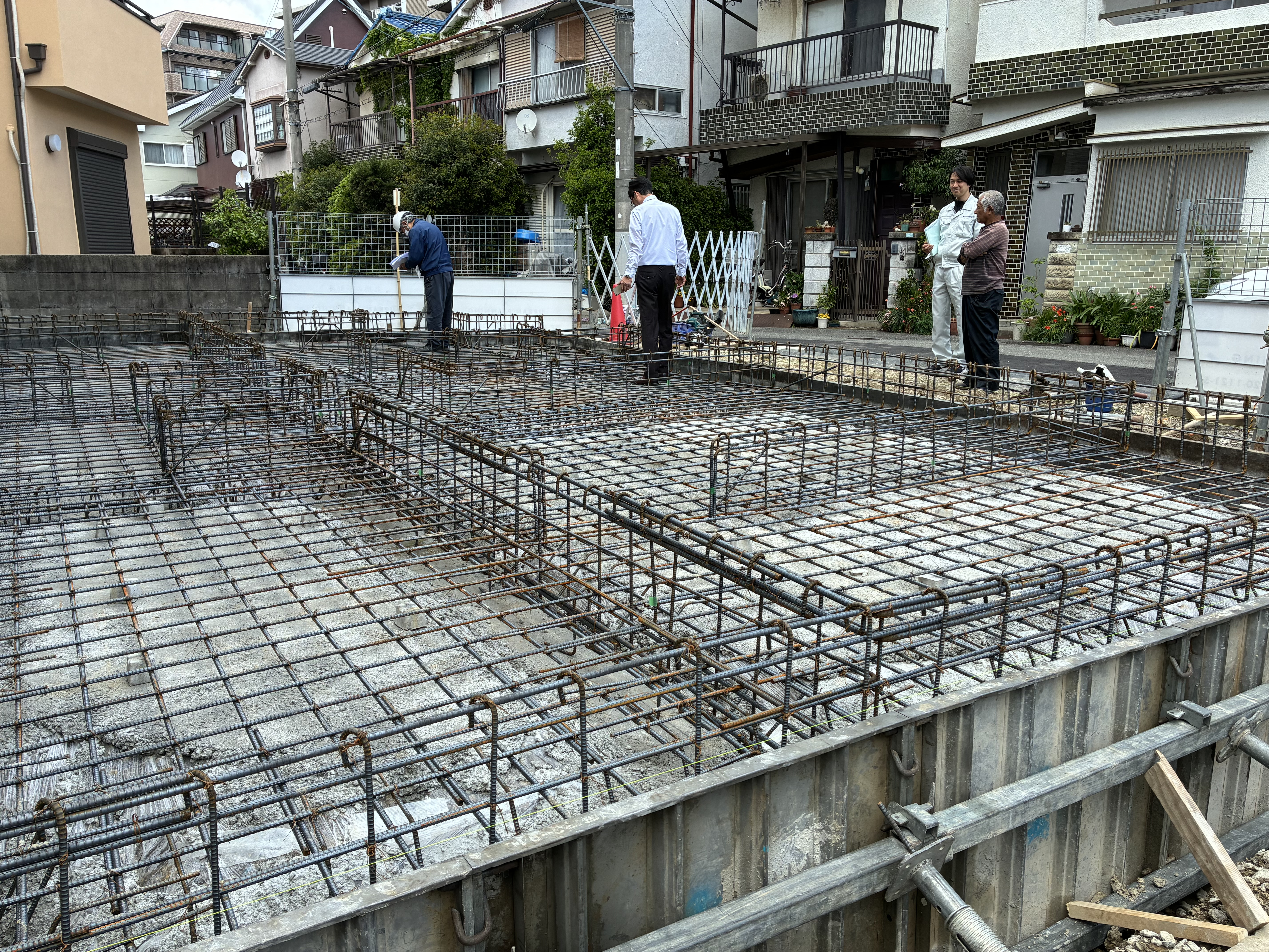 基礎配筋画像